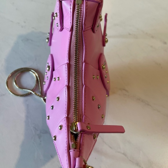 Kate Spade Novelty T-REX Crossbody Bag Dinosaur PINK - RARE - Picture 3 of 8